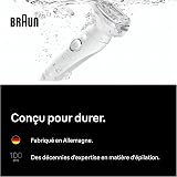 Braun Silk·épil 9 Epilator for Women, 9-041, Silver - Pivoting Head for Easy Hair Removal, Wet & Dry Use, Shaver Head, Trimmer Comb, Lasting Smooth Skin - 7