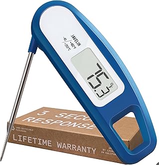 Ultra Fast & Accurate, High-Performing Digital Food/Meat Thermometer - Lavatools Javelin/Thermowand (Indigo)