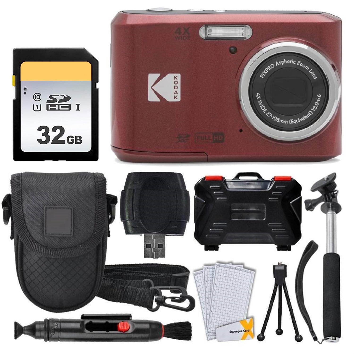 Amazon | Kodak PIXPRO FZ45 デジタルカメラ+ 32GBメモリーカード +