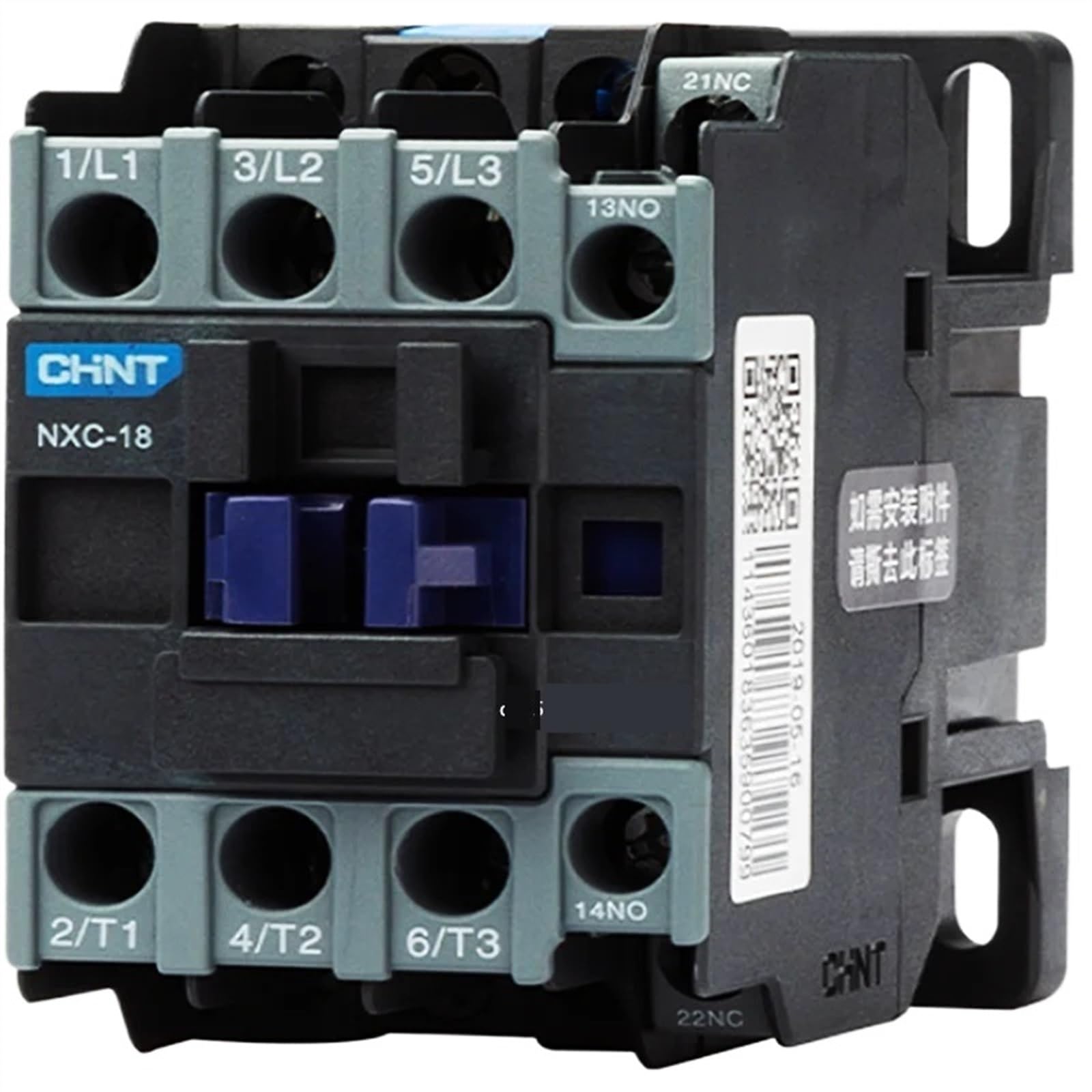 JJHQOKYNA NXC-18 18A LC1D AC Contactor CJX2-1810 1801 NO NC LC1 DIN Rail Mount Electric Power 24V 36V 110V 220V 380V(Cjx2-1810 No,36V)