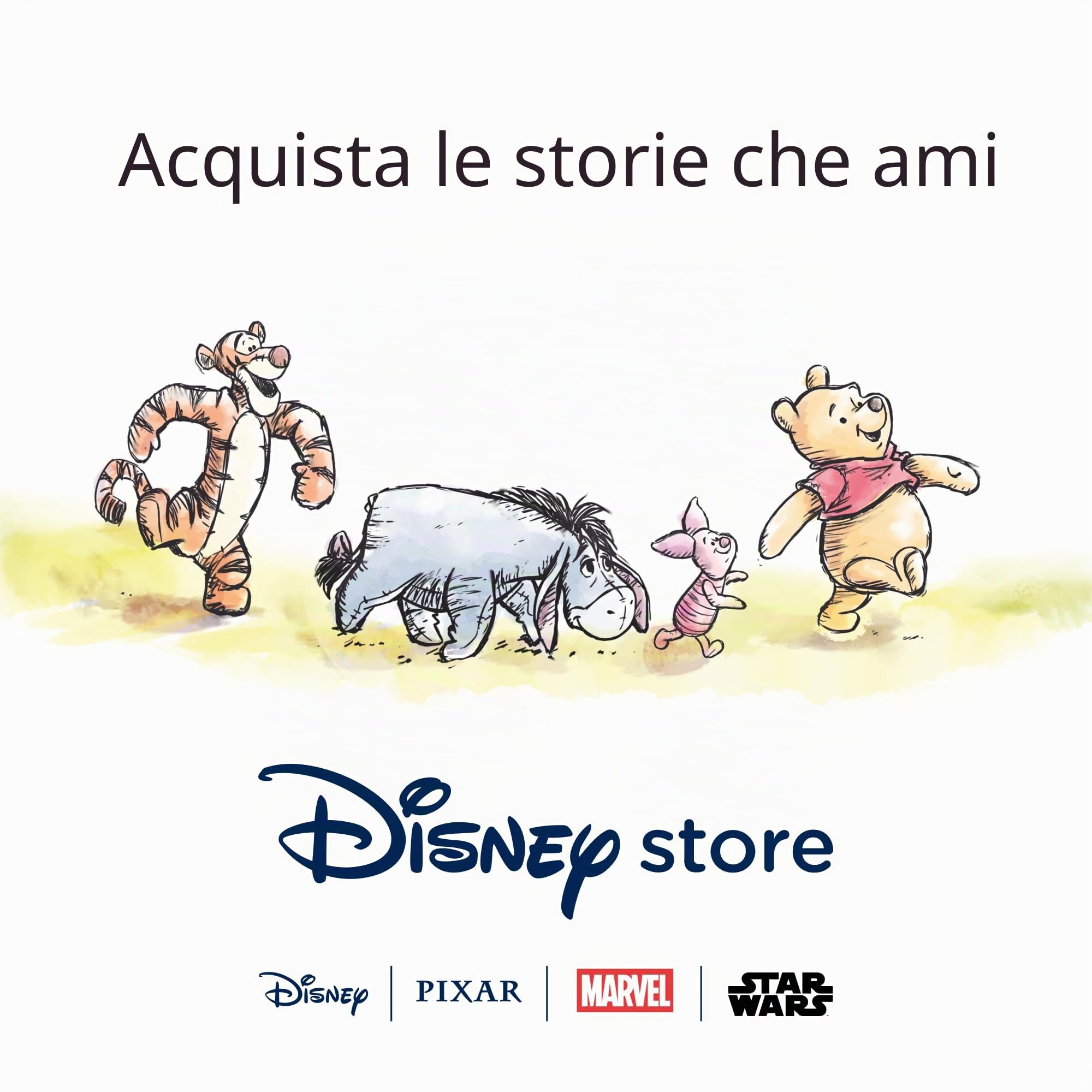 Disney Store Official Peluche Winnie the Pooh, orsetto da 32 cm