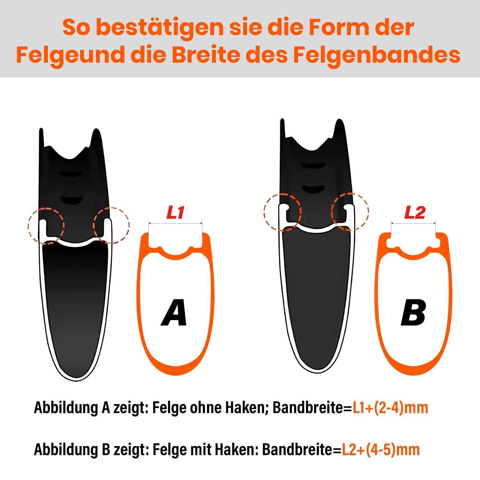 Fahrrad Tubeless-Felgenband, Tubeless Band 19/21/23/25/27/30/32/35 mm, Rim Tape 10 m, Haftklebstoffe Klebeband für schlauchlose Fahrradreifen MTB, Rennrad, Gravel, Mountain, Road Bike, 27mm