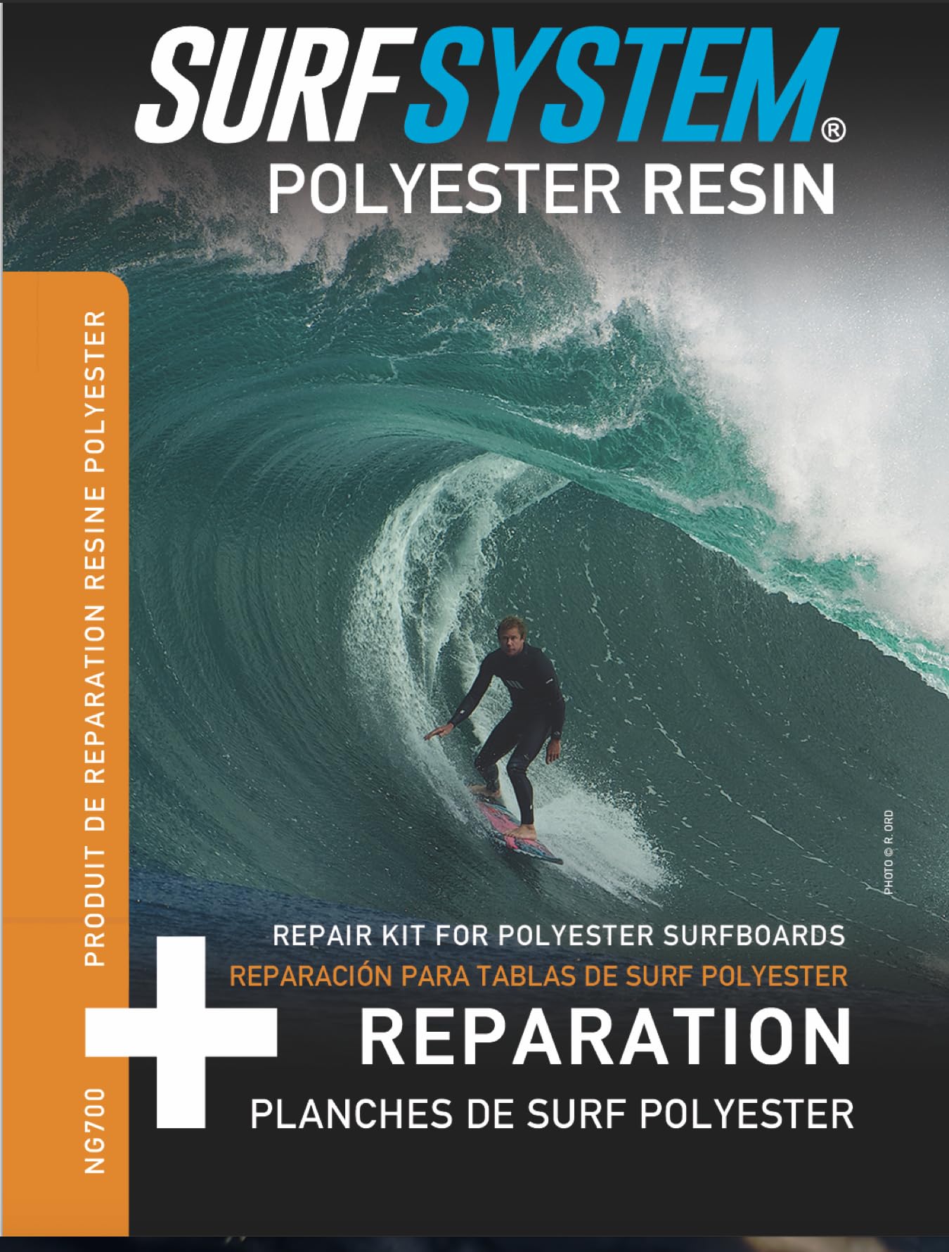 Epoxid-Surfbrett-Reparaturset, 30 ml, Fiberfill-Epoxidharz, Mischstäbchen