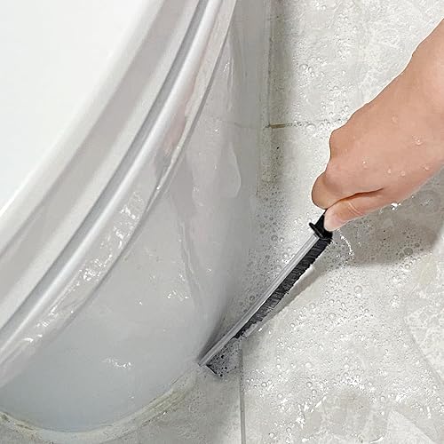 Miniatura 5 de Cepillo de limpieza de huecos, cepillo de limpieza de hendiduras de cerdas duras para baño, cocina, esquinas muertas, azulejos, ranuras de ventana,