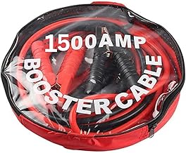 AADIVY® (1500 AMP) Booster Cable for Car Battery || Jumper Cable Battery Storage || Wire Clamp with Alligator Wire || Start Dead Battery || Emergency with Carry Bag, (7.3 FT)