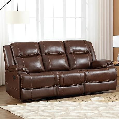 Exquisite Genuine Leather Sofa: Unparalleled Comfort and Style