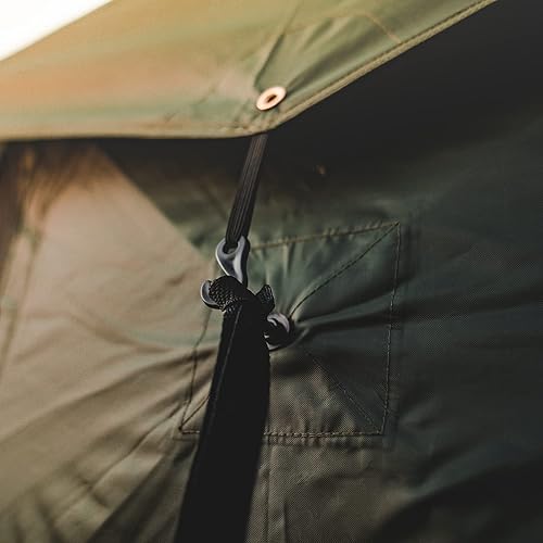 Miniatura 9 de Gazelle T4 Overland Edition GT401GR - Tienda de campaña portátil emergente, fácil instalación instantánea en 90 segundos, verde alpinomusgo, para 4