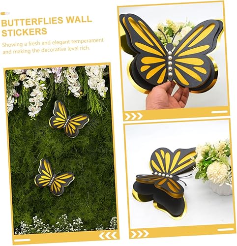 Miniatura 4 de Garneck 10 Pcs Party Decoration Butterfly Wall Decoration Hollow Out Sticker Wall Butterflies Mariposas Decorativas Para Fiesta Butterflies Decor