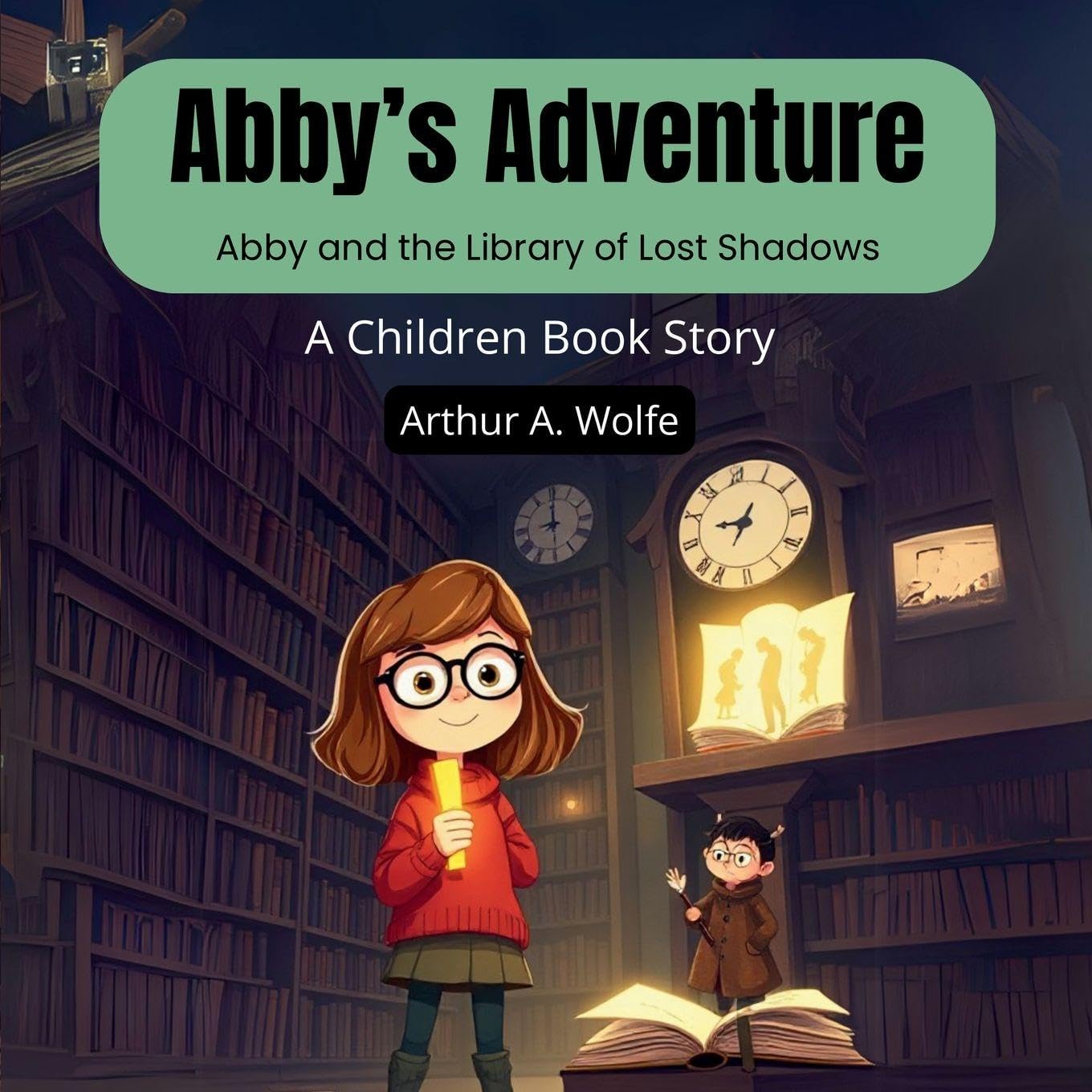 Abby's Adventure: Abby and the Library of Lost Shadows (A Children Book Story)