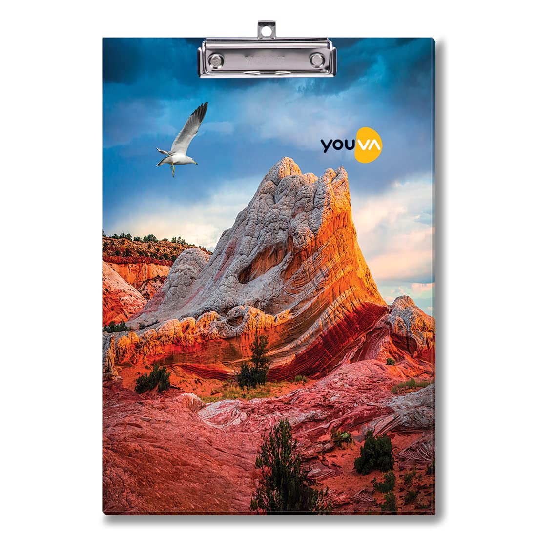 Navneet Youva Tablica do egzaminów regularnych dla studentów, tablica z klipsem, rozmiar Foolscap - 24 cm x 34,5 cm, 12 sztuk