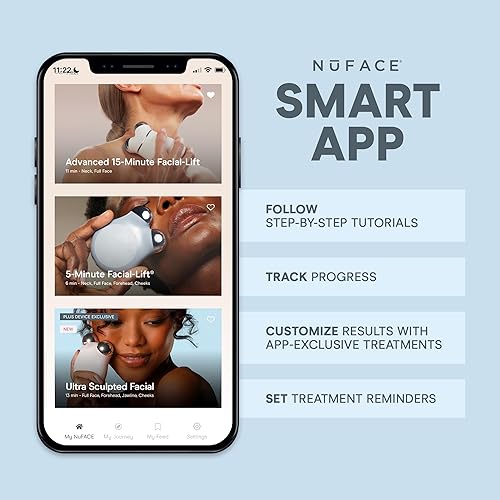 Miniatura 6 de NuFACE MINI Starter Kit  Petite Facial Toning Device with Aqua Gel Activator 169 Oz Silk Crème Activator 05 Oz  Clean Sweep Applicator Brush