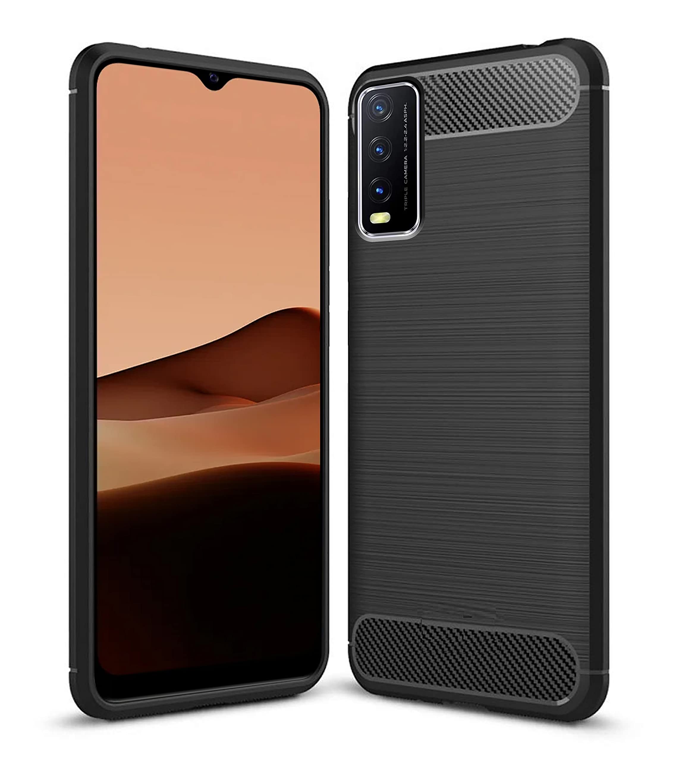 Zapcase Back Cover Case for Vivo Y20i / Vivo Y20 | Compatible for Vivo Y20i / Vivo Y20 Back Cover Case | 360 Degree Protection | Soft and Flexible (TPU | Matte Black) (B08L165N2H) Amazon Price History, Amazon Price Tracker