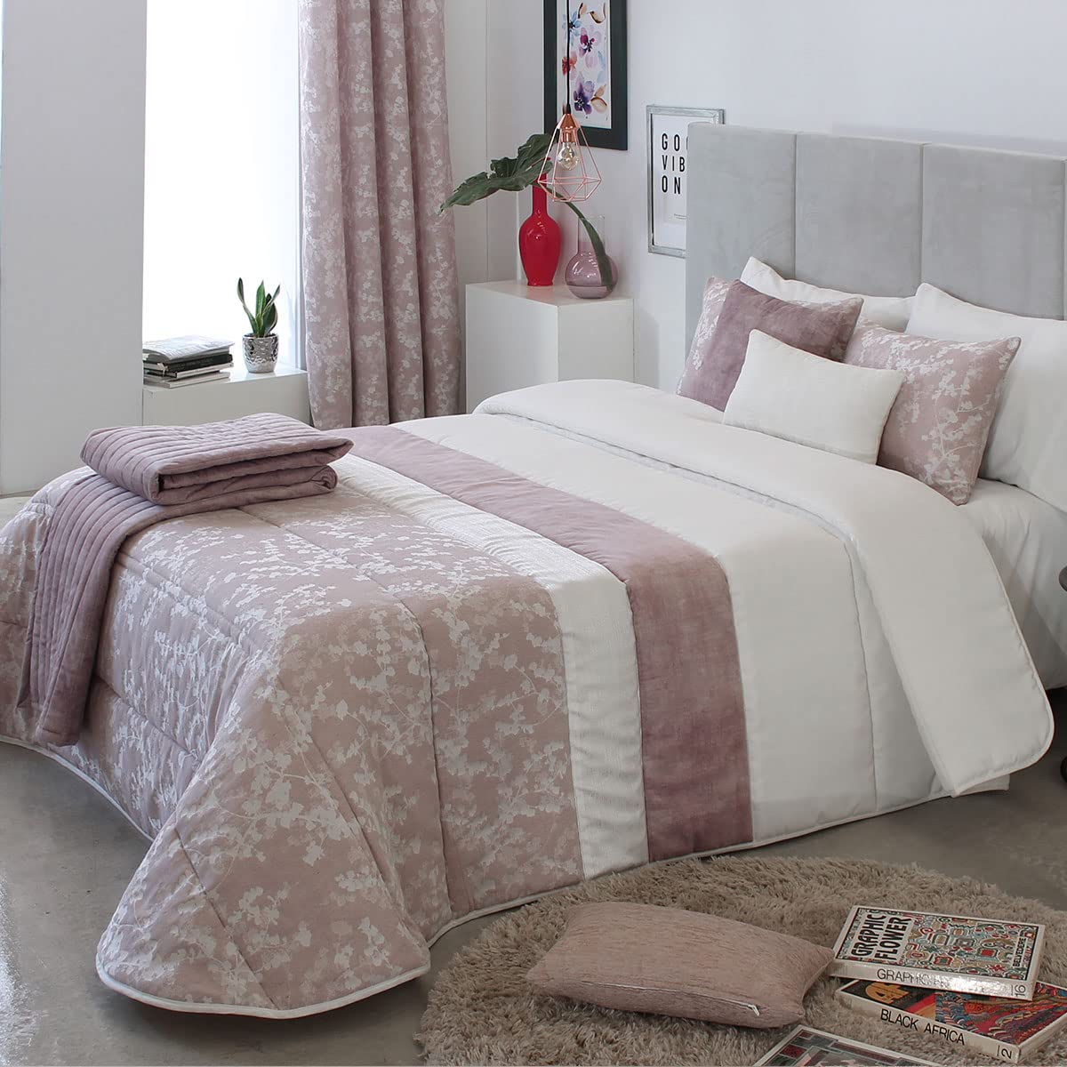 Edredón PERICH B3 - Cama 135 Cm - Color Rosa C02