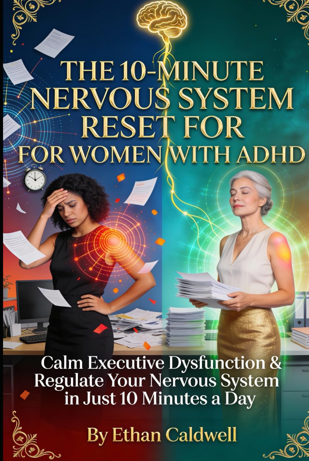 THE 10-MINUTE NERVOUS SYSTEM RESET FOR WOMEN WITH ADHD: Calm Executive Dysfunction, Regulate Your Hormones, and Reclaim Your Power Through ... Exercises (The Nervous System Rewire Series)