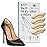Walkize Metatarsal Pads Women | Heel Inserts for Women | Ball of Foot Cushions (2 Pairs Foot Pads) All Day Pain Relief and Comfort One Size Fits Shoe Inserts (Heel Grip Beige, 2 Pairs)