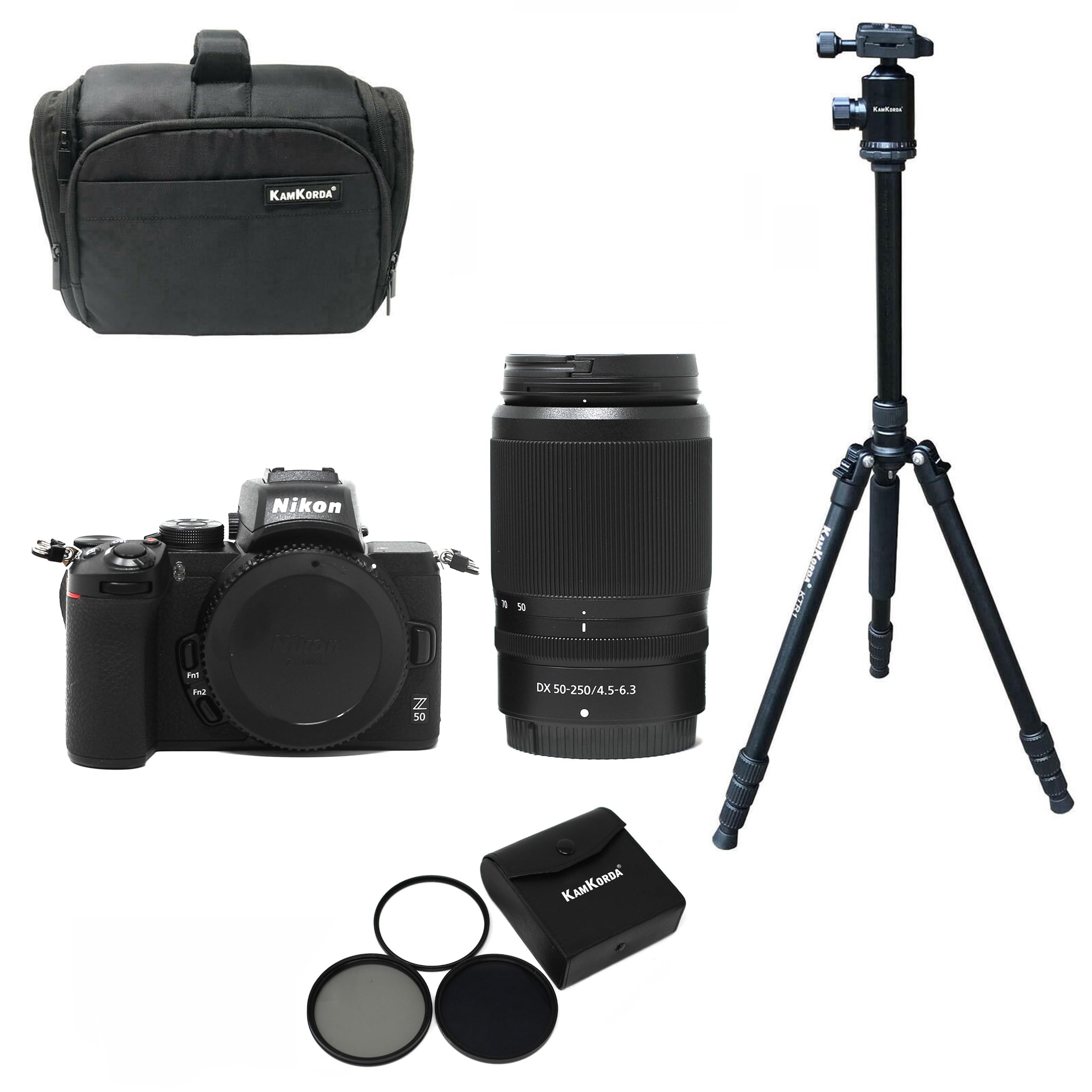 Nikon Men's Light Beginner Wildlife Photography Z50 Mirrorless Camera Kit