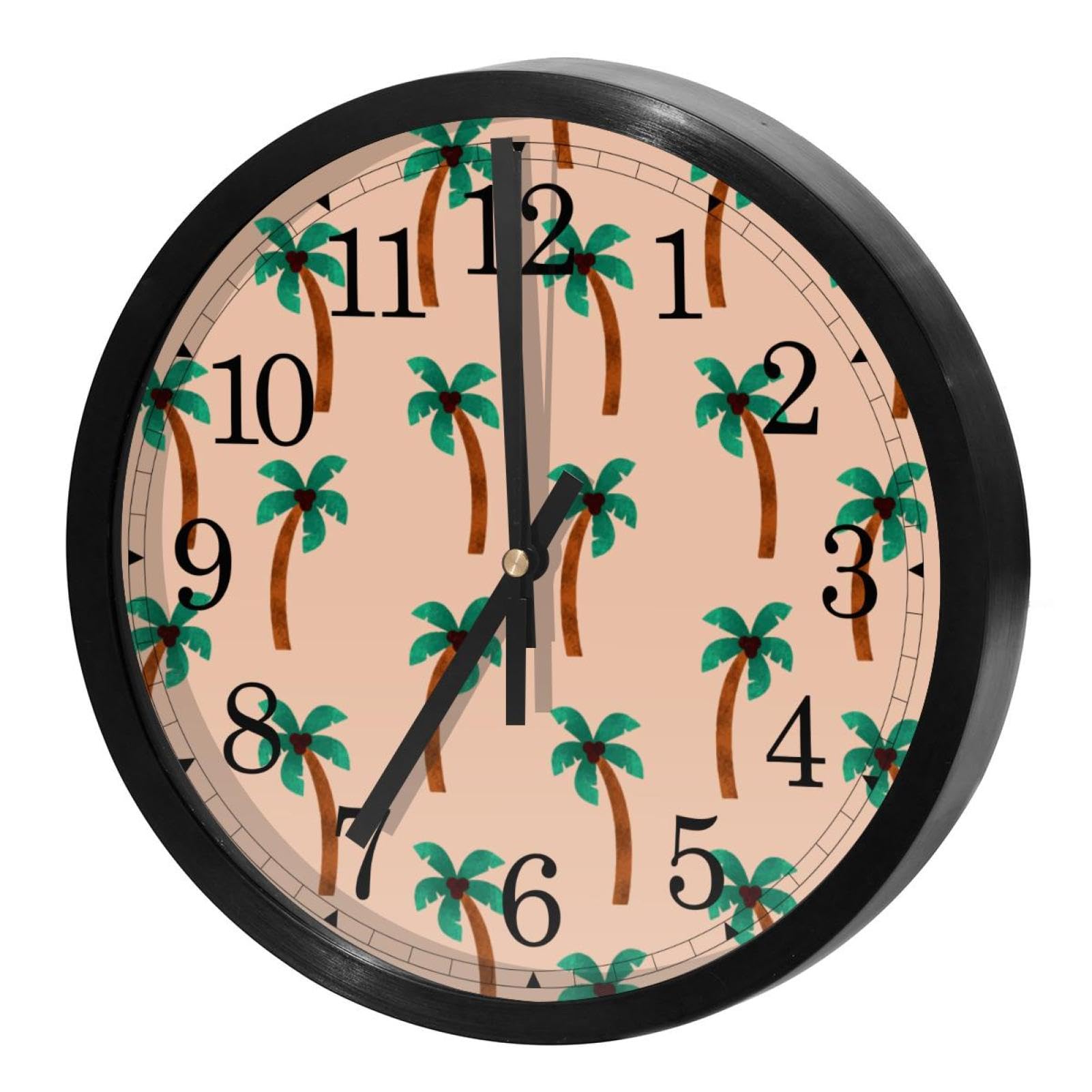 Horloge murale silencieuse quartz ronde sans tic-tac pour bureau et école