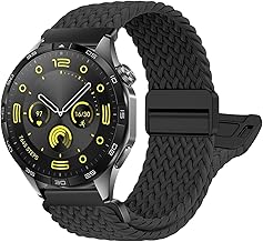 Sponsored You’re seeing this ad based on the product’s relevance to your search query.Learn more about this advertisement chinbersky Braided Bracelet for Huawei Watch GT5/GT3/GT 4/GT3 Pro/GT5Pro 46 mm/GT2/GT 46 mm/GT2Pro/GT2e/GT Runner/Huawei Watch3/3Pro/Watch 4/4 Pro/Galaxy Watch 46/3 45 mm, 22 mm Magnetic Nylon Band