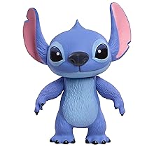 Just Play Personaggio del live action Disney Stitch Larger Than Life in vinile da 35,6 cm, 3 punti di articolazione per il gioco o l’esposizione, personaggio poseable, Bambini da 3 anni