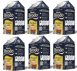 Combo 6 Un Caldo Bone Broth Galinha Vero Brodo 500ml