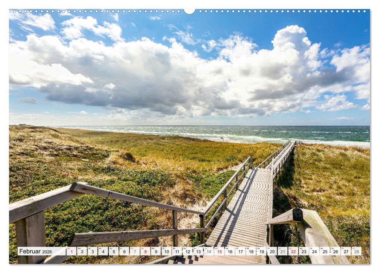 INSELLIEBE SYLT Zauberhafte Momente (Wandkalender 2026 DIN A2 quer), CALVENDO Monatskalender: Herrliche Naturaufnahmen von der Insel (CALVENDO Natur)