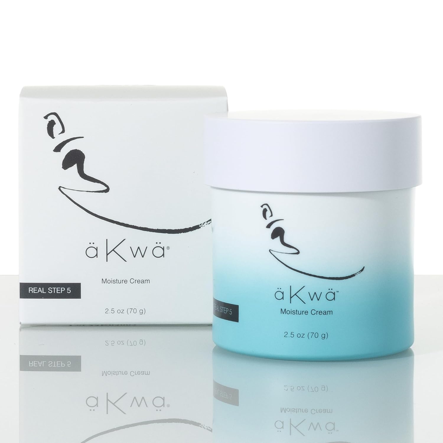 4Life - aKwa Moisture Cream - Plant-Based Face Moisturizer with Fermented Green Tea Water, Niacinamide, Ginseng, Honey & Birch Sap, Smooths Skin, Firms, Hydrates - 2.5 oz