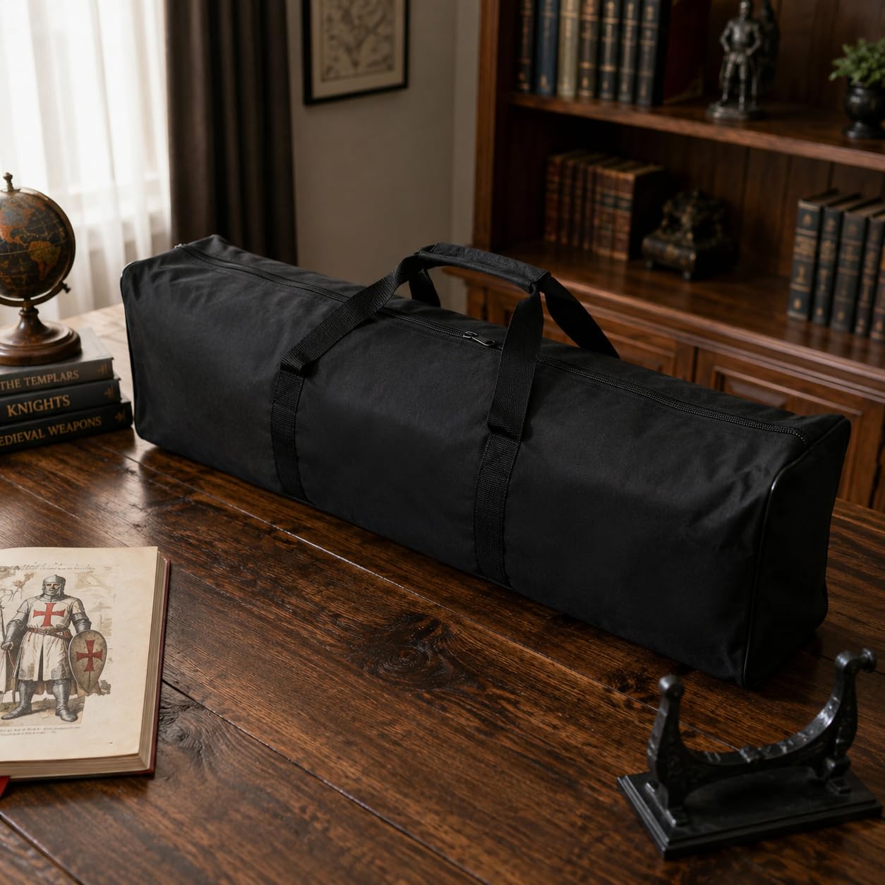 ACIENTBRASS Masonic Knights Templar Sword Case Bag – Black Imitation Leather| Sheath & Carrying Cover for Ceremonial Masonic Swords