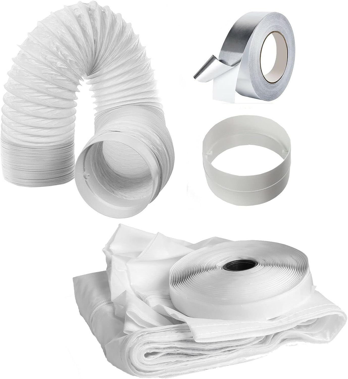 SPARES2GO Vent Hose Extension Kit Compatible with Delonghi Air