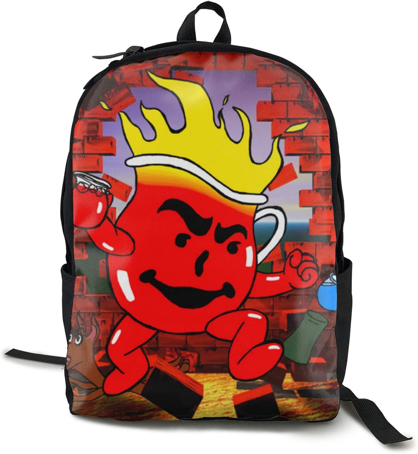 10sdaklasd KoolAid Backpack Campus School Bag Casual
