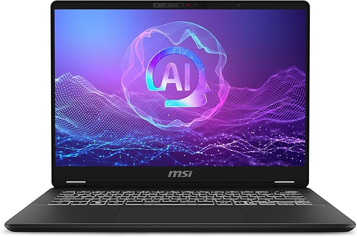 MSI PRESTIGEPRO 14 AI C2HVEG-076TR Dizüstü Bilgisayar, Intel Core Ultra 7 255H, 14.0 FHD+ 144Hz, 32GB RAM DDR5, RTX4050 GDDR6 6GB, 1TB SSD, W11