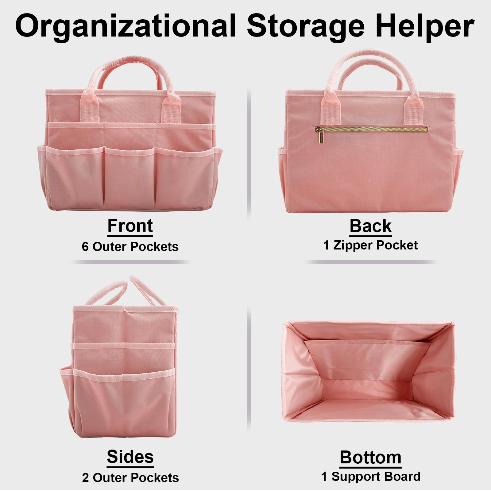 Cupohus Art Organizer Craft Storage Tote Bag – Wasserfeste Multifunktionstasche Mit Vielen Fächern Für Bastler, Studenten & Büro