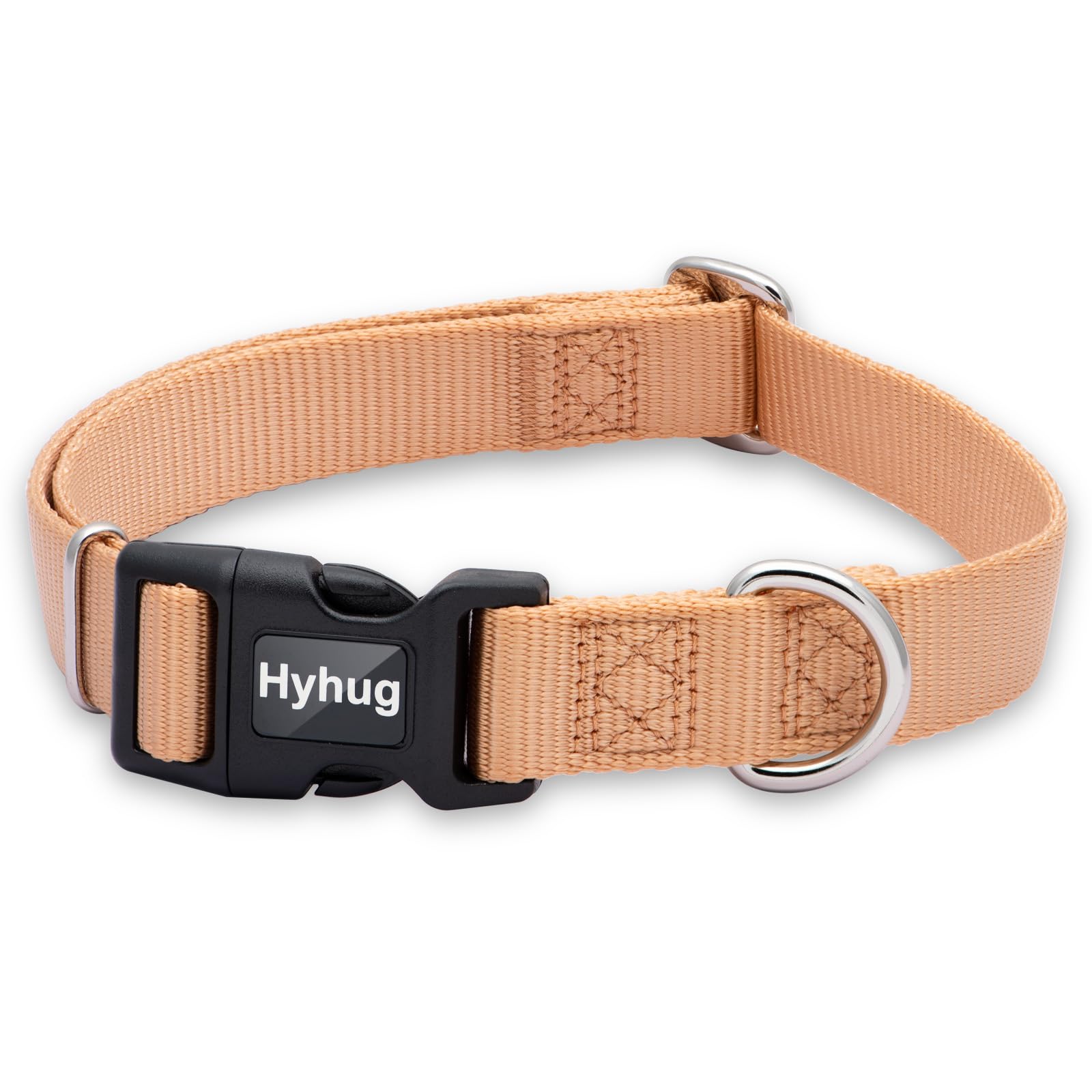 Hyhug Dog Collar, Heavy Duty Nylon Quick Release Adjustable for Small Dogs
