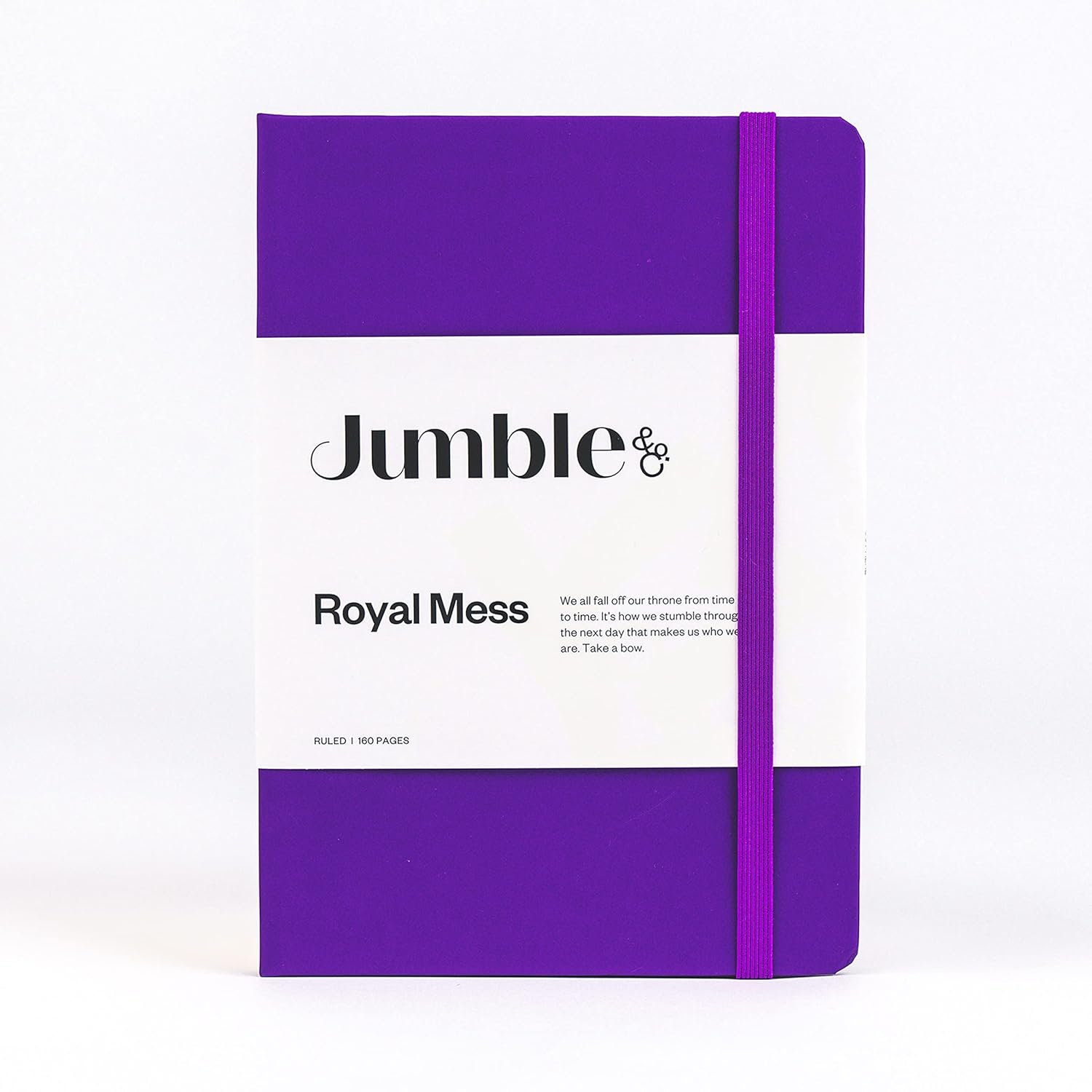 Jumble & Co Moodler B6 Ruled Notebook - Royal Mess Purple