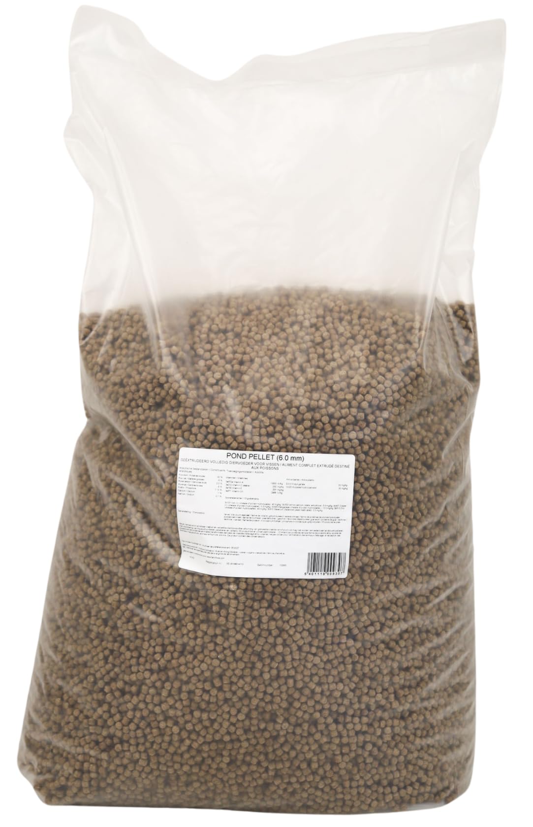 Nourriture pour poissons de bassin à granulés de livre - 40 l (15 KG) - Avec spiruline - Convient pour différents poissons de bassin - La haute teneur en protéines favorise efficacement la