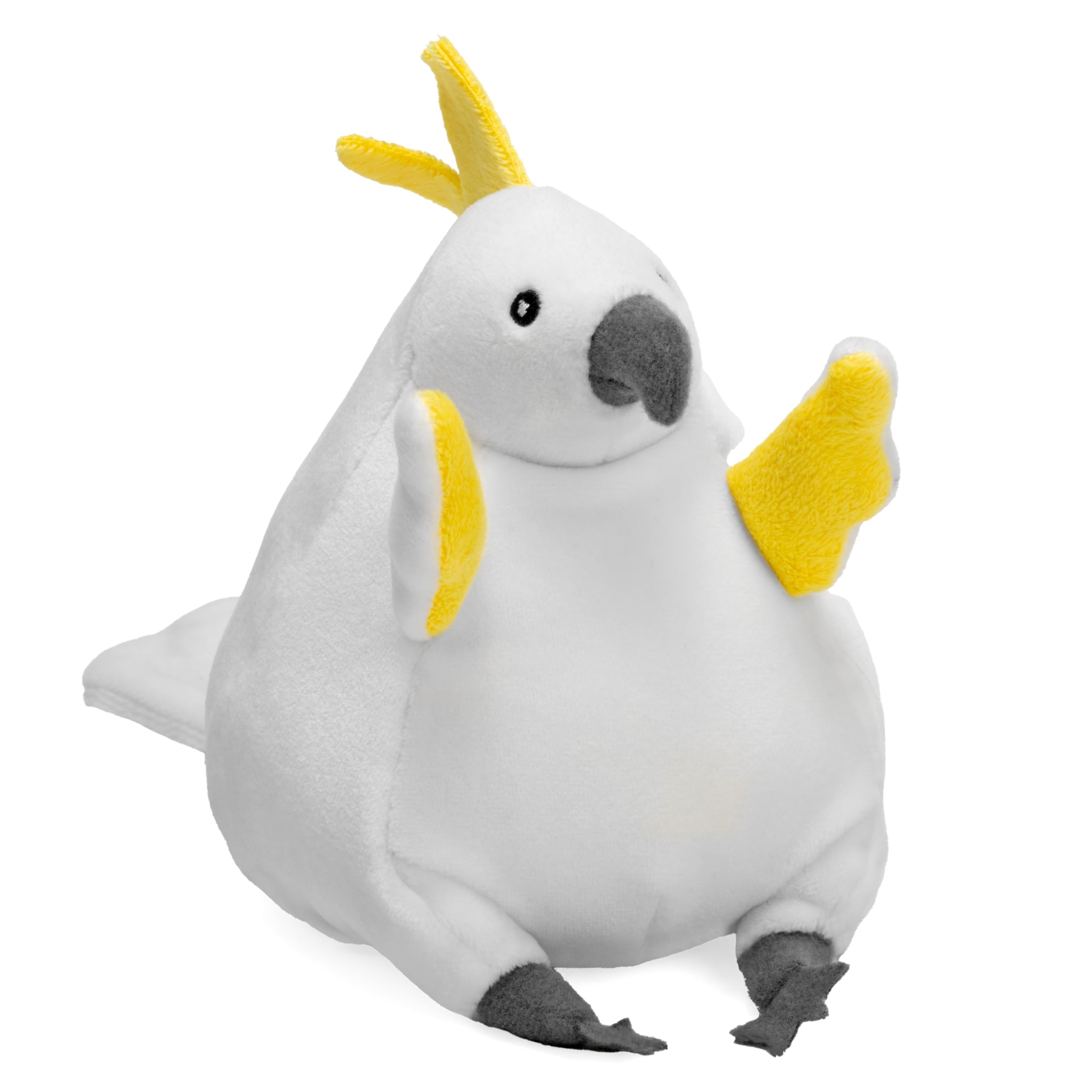 Wild Republic Flipkins Cockatoo, Stuffed Animal, 5 Inches, Plush Toy, Fill is Spun Recycled Water Bottles