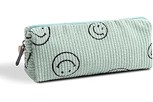 Cute Smiley Face Large Capacity Pencil Bag Case
