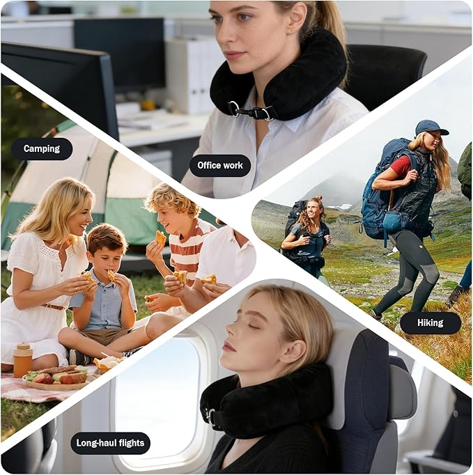Almohada Cervical Ajustable con Espuma Viaje miniatura 8