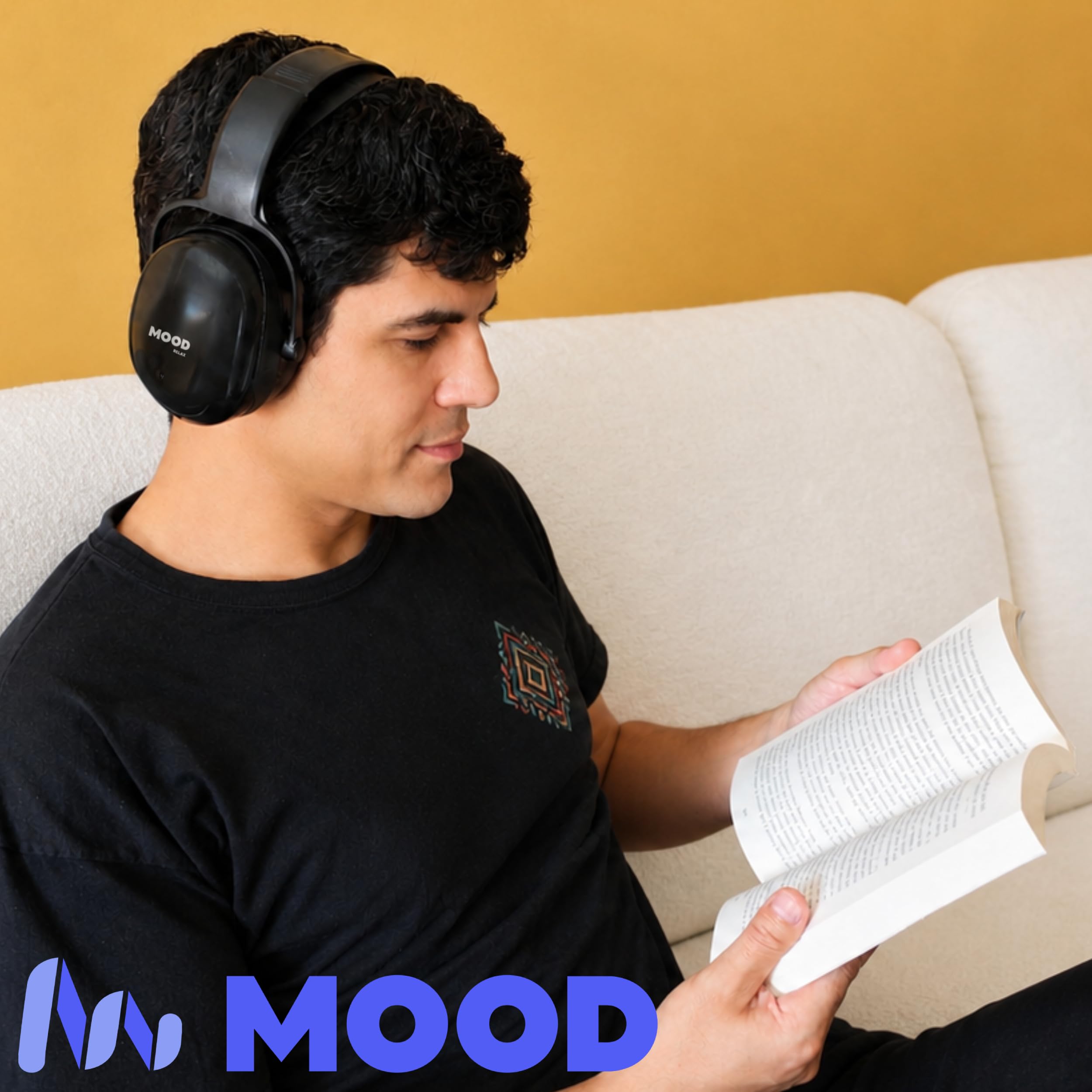 MOOD Cascos antiruido adultos: Reducción del ruido de 33 dB (SNR) - Cascos aislantes del ruido para estudiar, construcción, tiro deportivo - Marca española certificada - Relax Purple