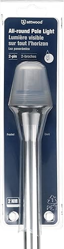 Miniatura 4 de Luz multifunción con forma de globo esmerilada y diseño tradicional de Attwood