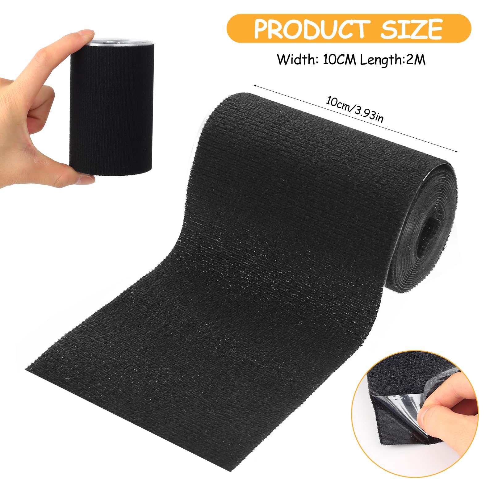 Cinta Adhesiva De Reparación Para Tela, 10 Cm X 2 Metros - Impermeable, Lavable, Cortable A Medida, Para Lonas, Tiendas, Ropa