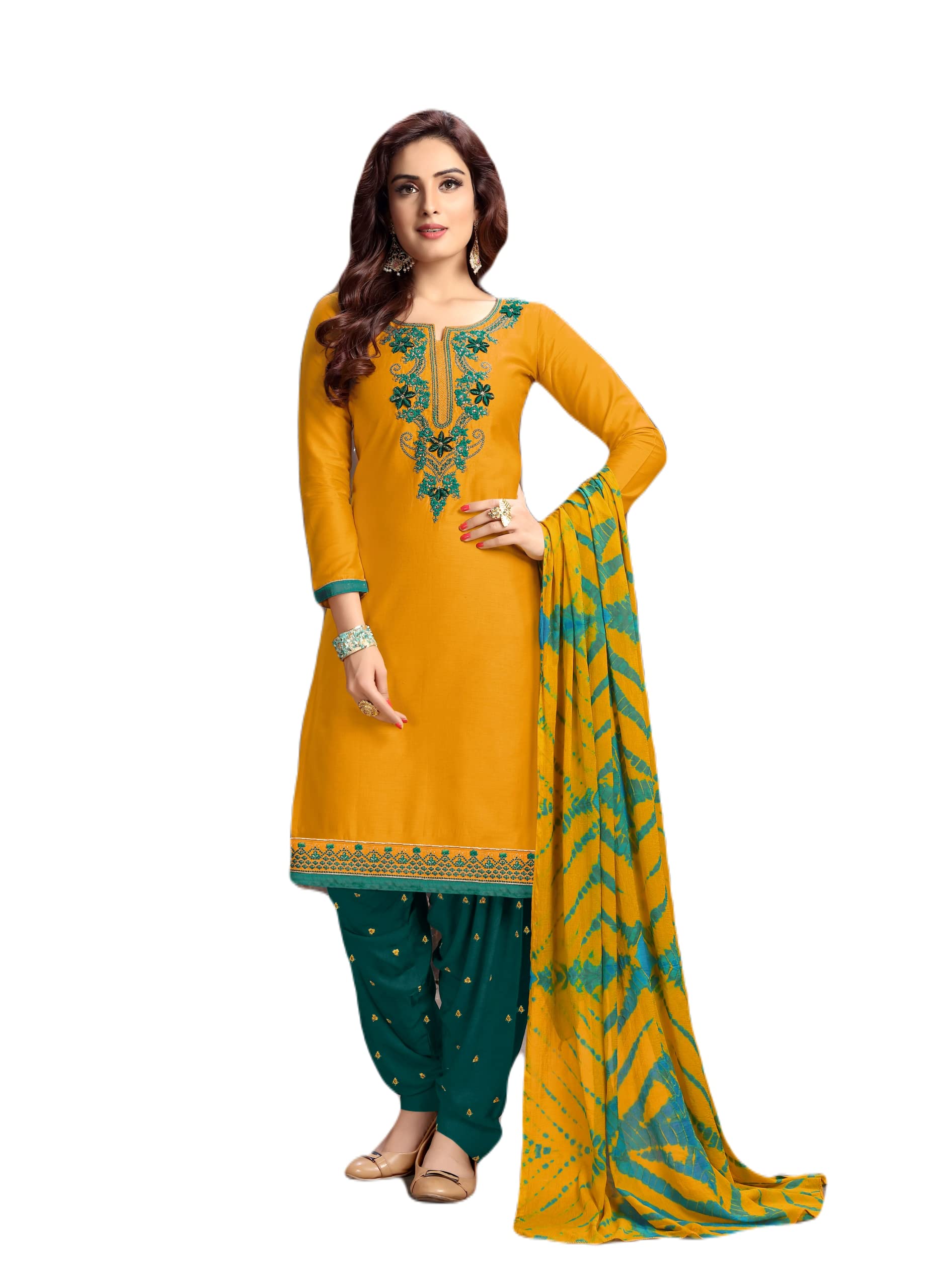 Buy Ready to Wear Indian Pakistani Cotton Ethnic Wear Designer Punjabi