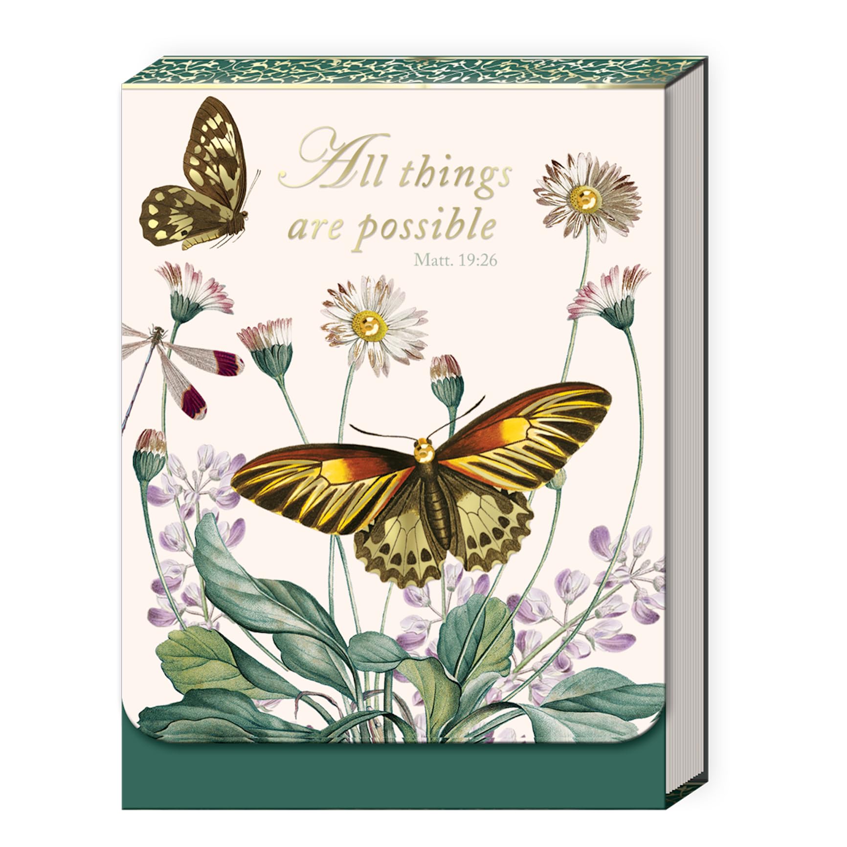 Punch Studio Butterfly Pocket Notepad - Orange -11