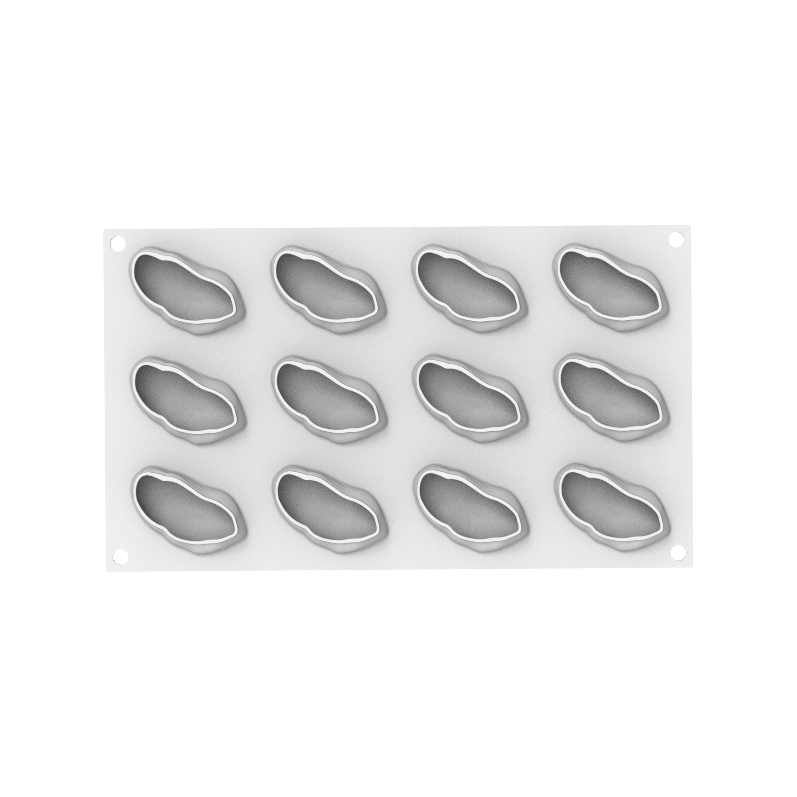 silikomart Pack Moldes de Silicona Postres 3 Formas 30 ml