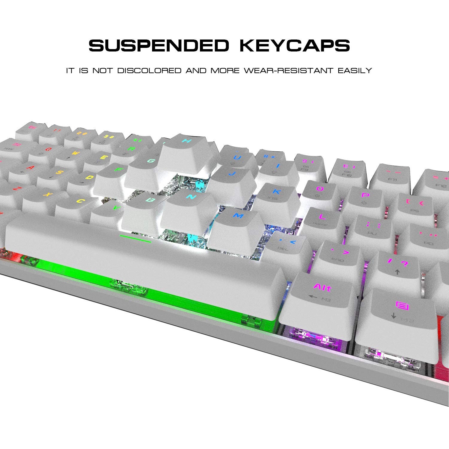 Motospeed Wired/Wireless Bluetooth Mechanical Gaming Keyboard SK62