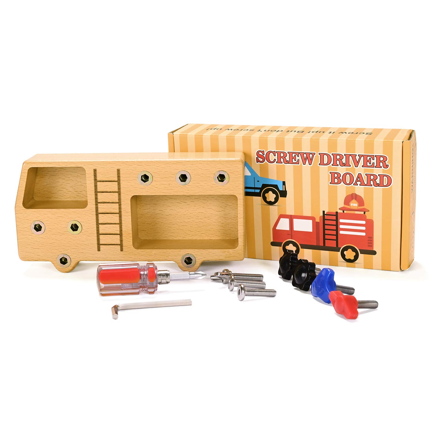 Buy LUEUR Montessori Toys for Toddlers Screw Driver Board for kids