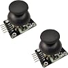 Módulo Joystick para Arduino, ESP32, ESP8266, Raspberry Pi – Palanca de Control Analógica para Robótica y Proyectos, Paquete de 2 1