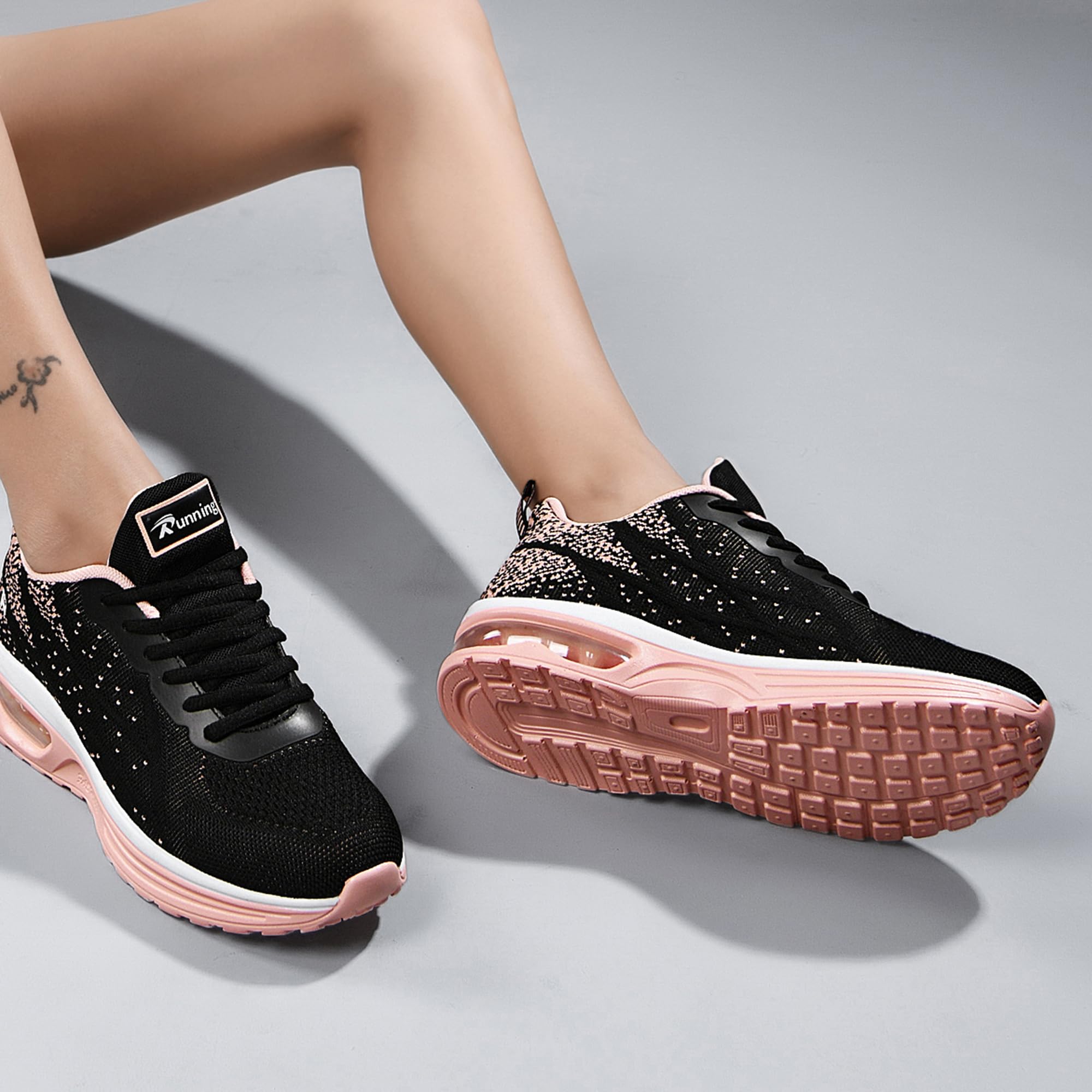 MAFEKE Donna Air Scarpe da Ginnastica Leggero Antiscivolo Respirabile Sportive Scarpa Air Cuscino Corsa Fitness Running Sneakers Casual all'Apert
