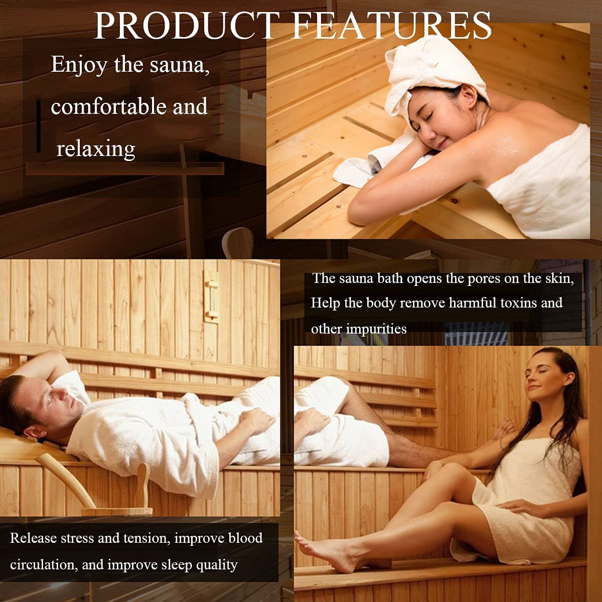 Stufa a Vapore per Sauna, riscaldatore Elettrico per Sauna in Acciaio Inossidabile, riscaldatori per Sauna Commerciali con Design a Parete, per saune domestiche, palestre (6KW)