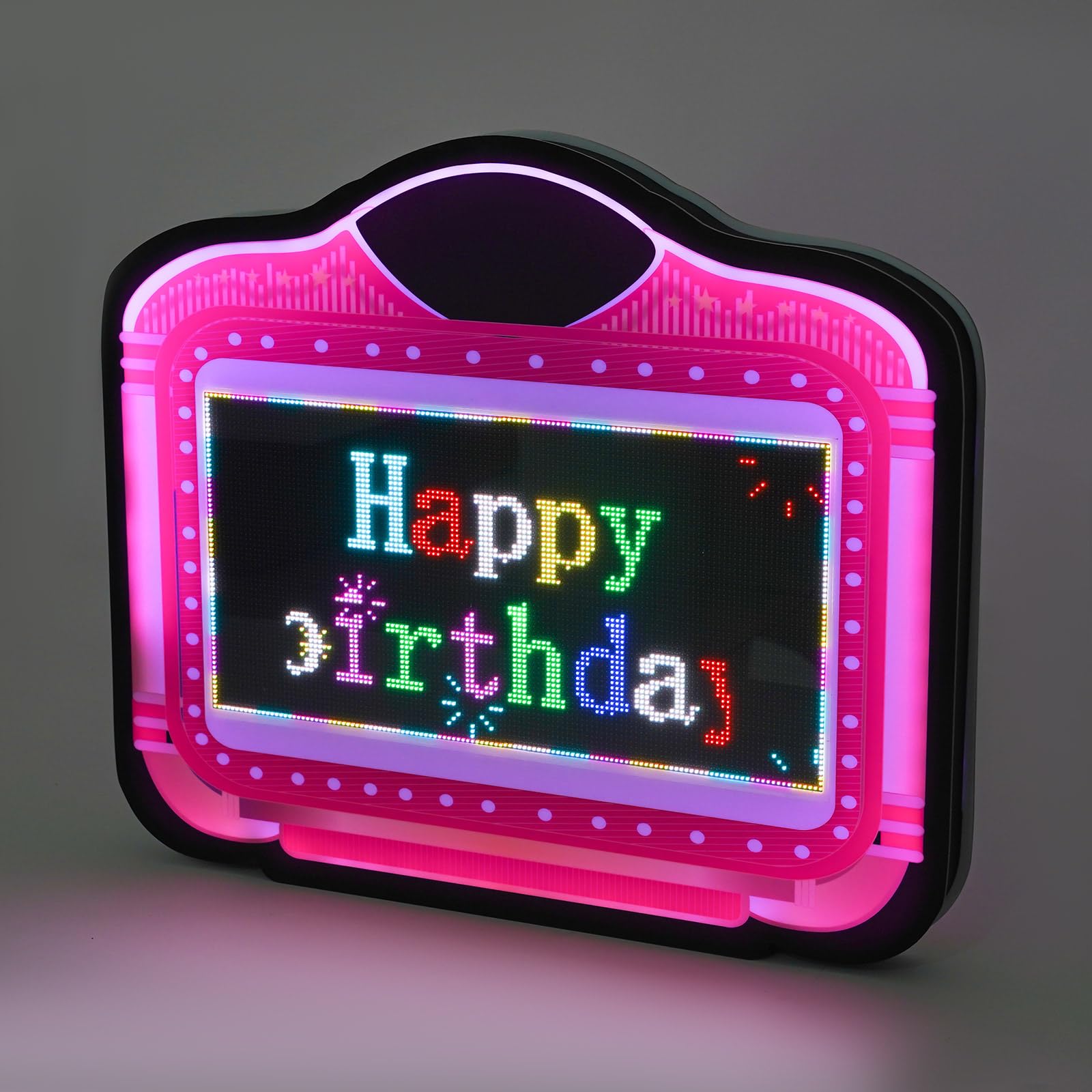 Señal de caja de luz LED VIP Bottle Service, programable por aplicación, presentador de cartas a color para bodas, fiestas, bares y clubes nocturnos, recargable