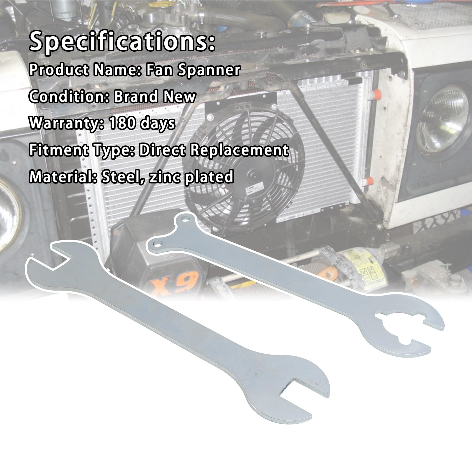Topteng Viscous Fan Tool Spanner Apto para Land Rover Apto para Range Rover Sport & TD V6 Discovery 3